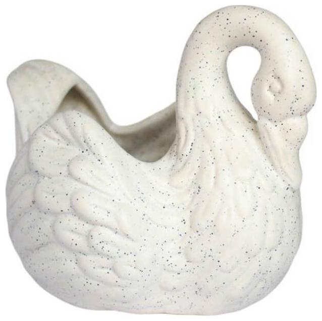 

Ceramic planter Pot with Drainage Hole for Home decor ( color as per stock)
