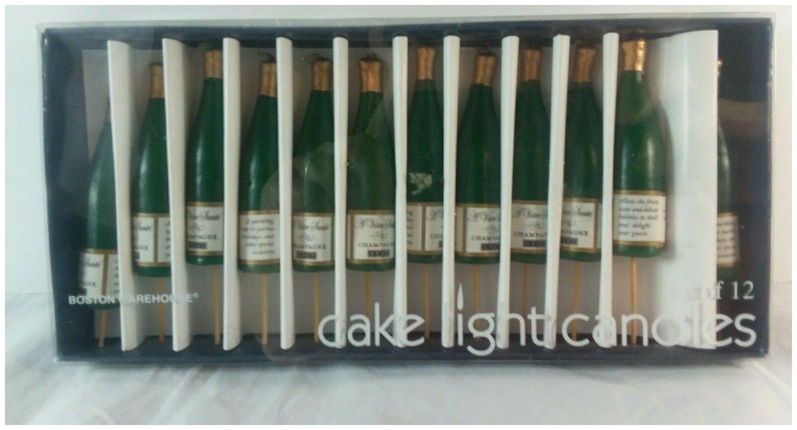

Champagne Bottle Cake Light Candle Set of 12