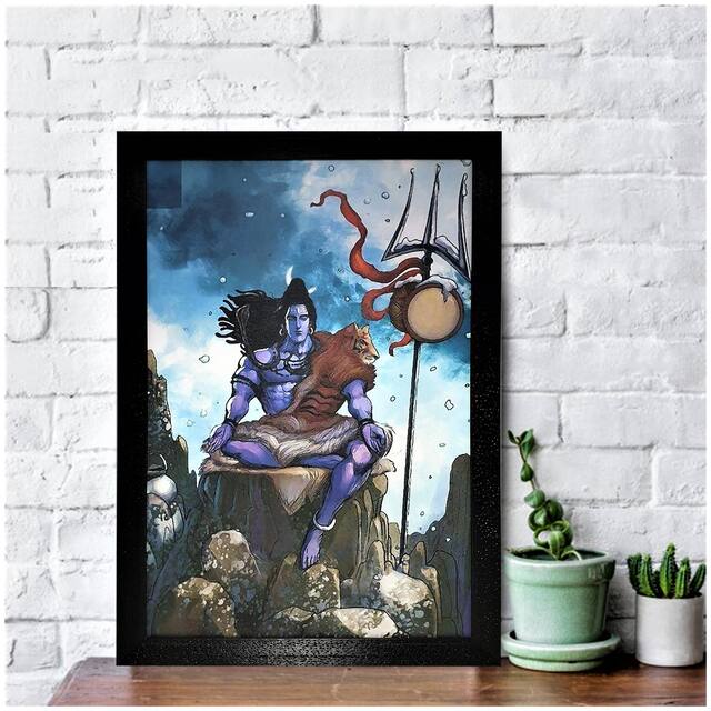 Gallery99 Wood Printed Multi Canvas painting ( Set of 1 )