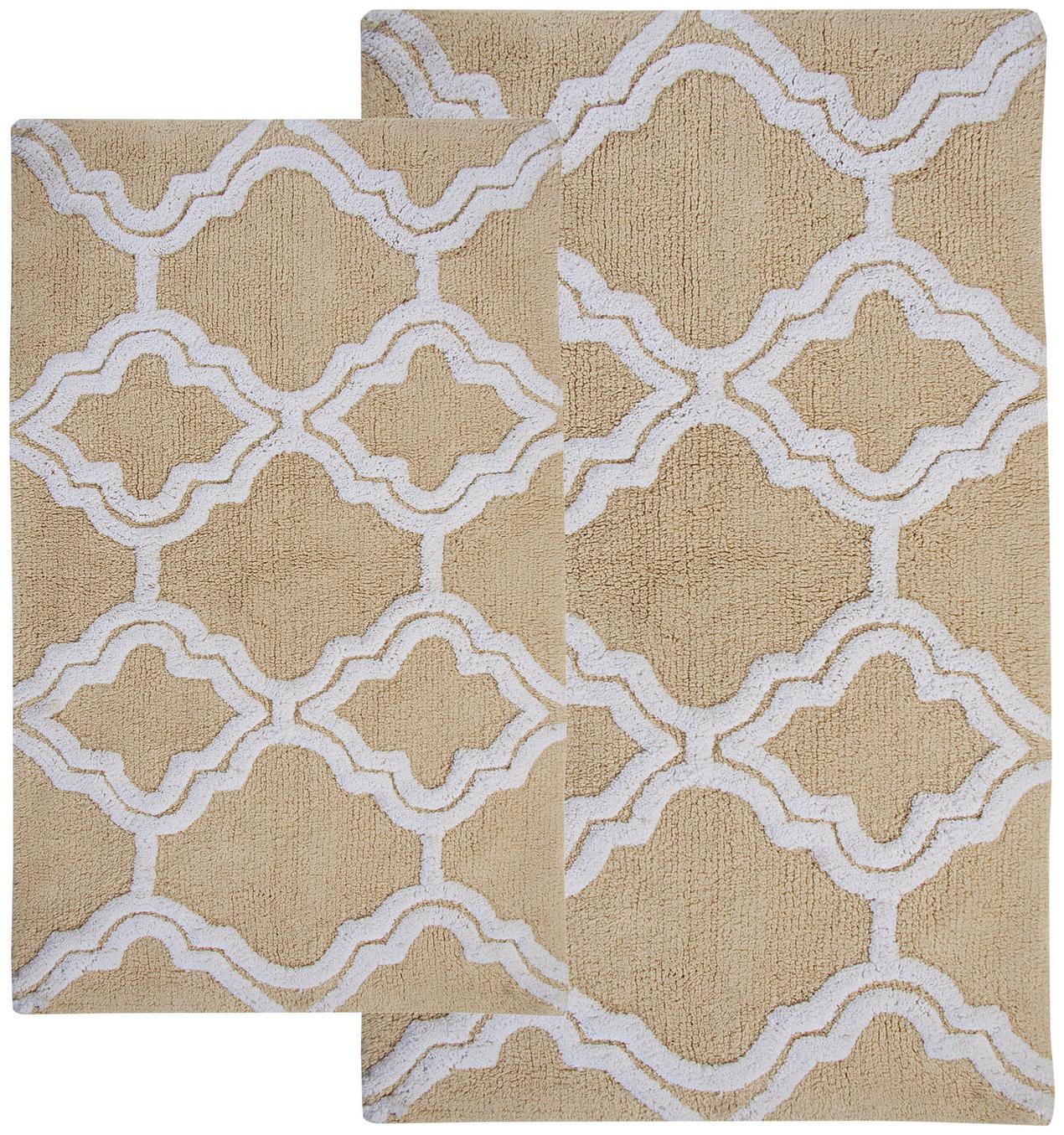 

Chesapeake Double Quatrefoil Bath Rug Set 36968