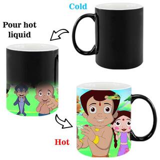 Chhota Bheem Ceramic Magic Mug by Ashvah - MagicMug164