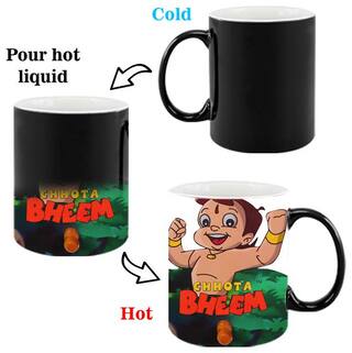 Chhota Bheem Ceramic Magic Mug by Ashvah - MagicMug165