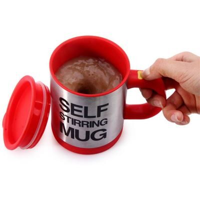 

Cierie Automatic Self Stirring Coffee Milk Plastic Stainless Steel Mug Green