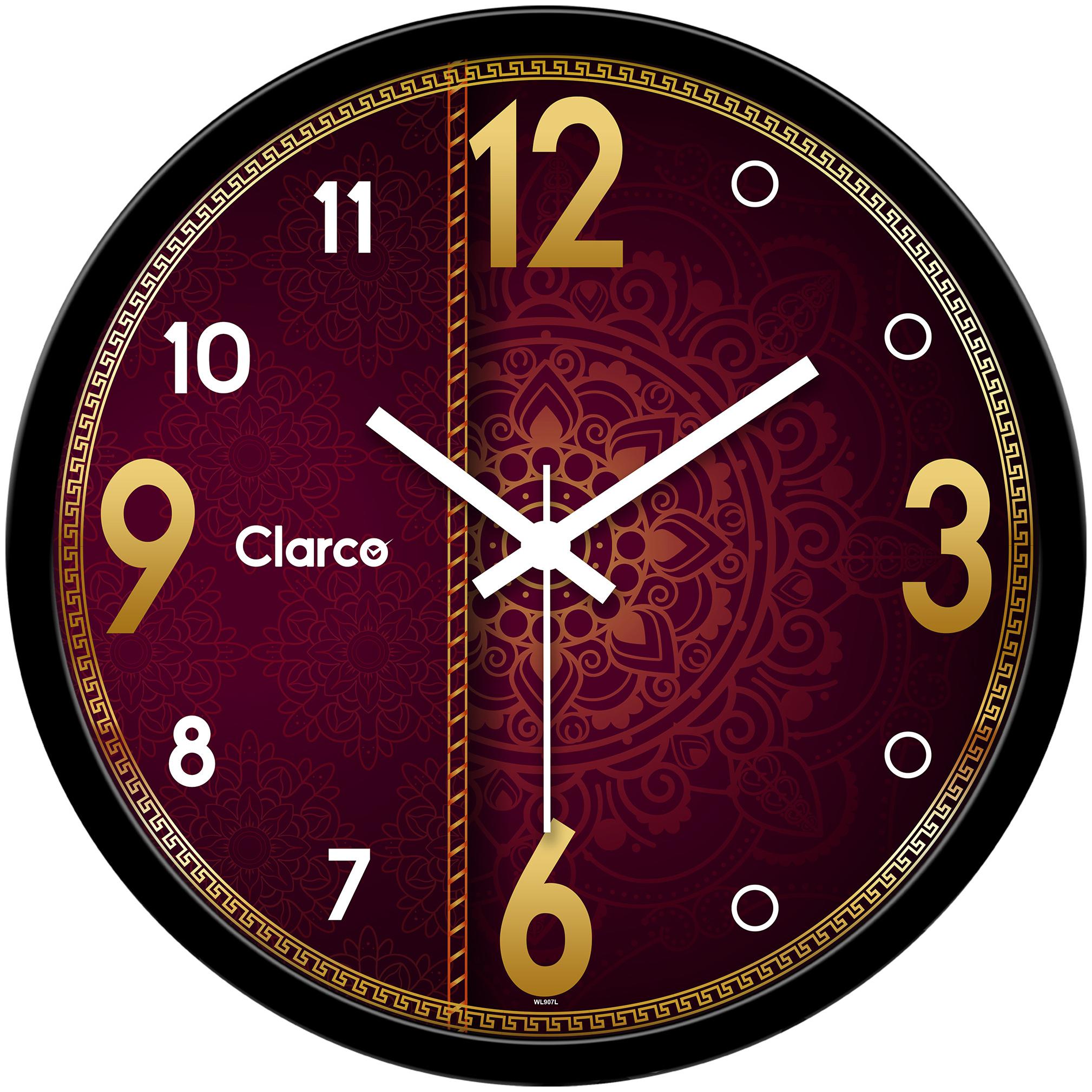 

Clarco Plastic Analog Wall clock ( Set of 1 )