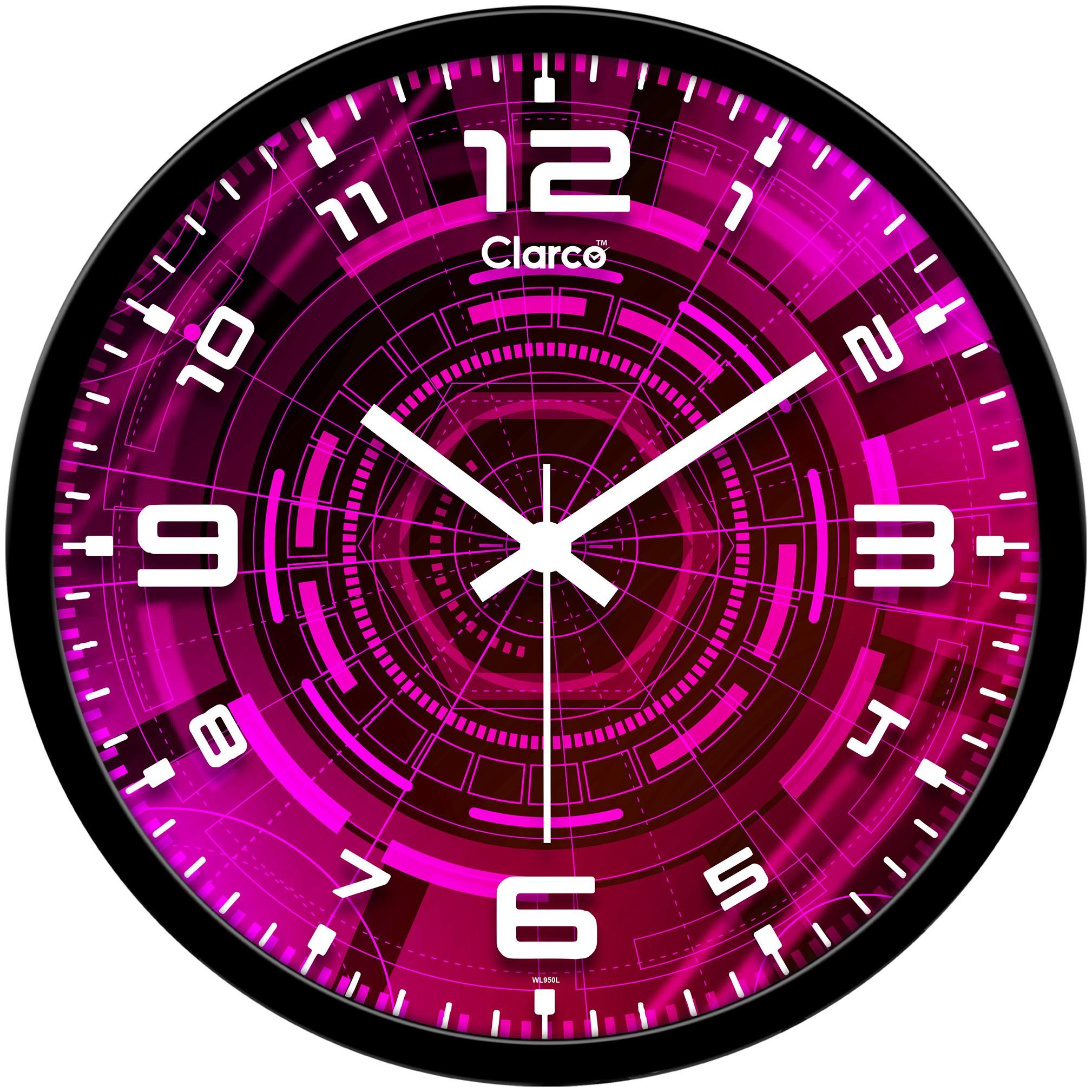 

Clarco Plastic Analog Wall clock ( Set of 1 )