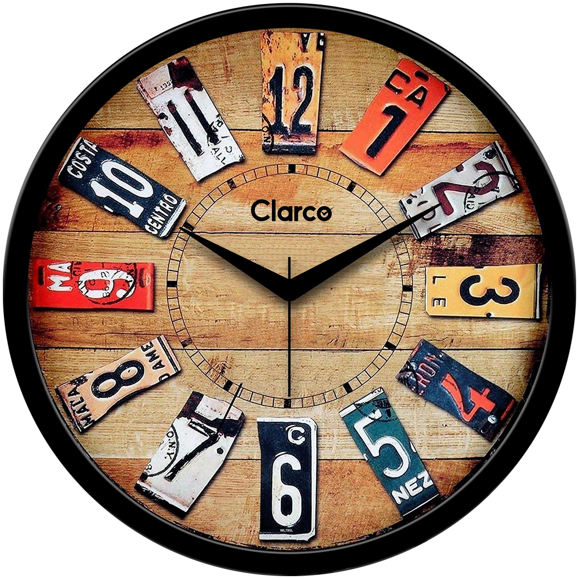 

Clarco Plastic Analog Wall clock ( Set of 1 )