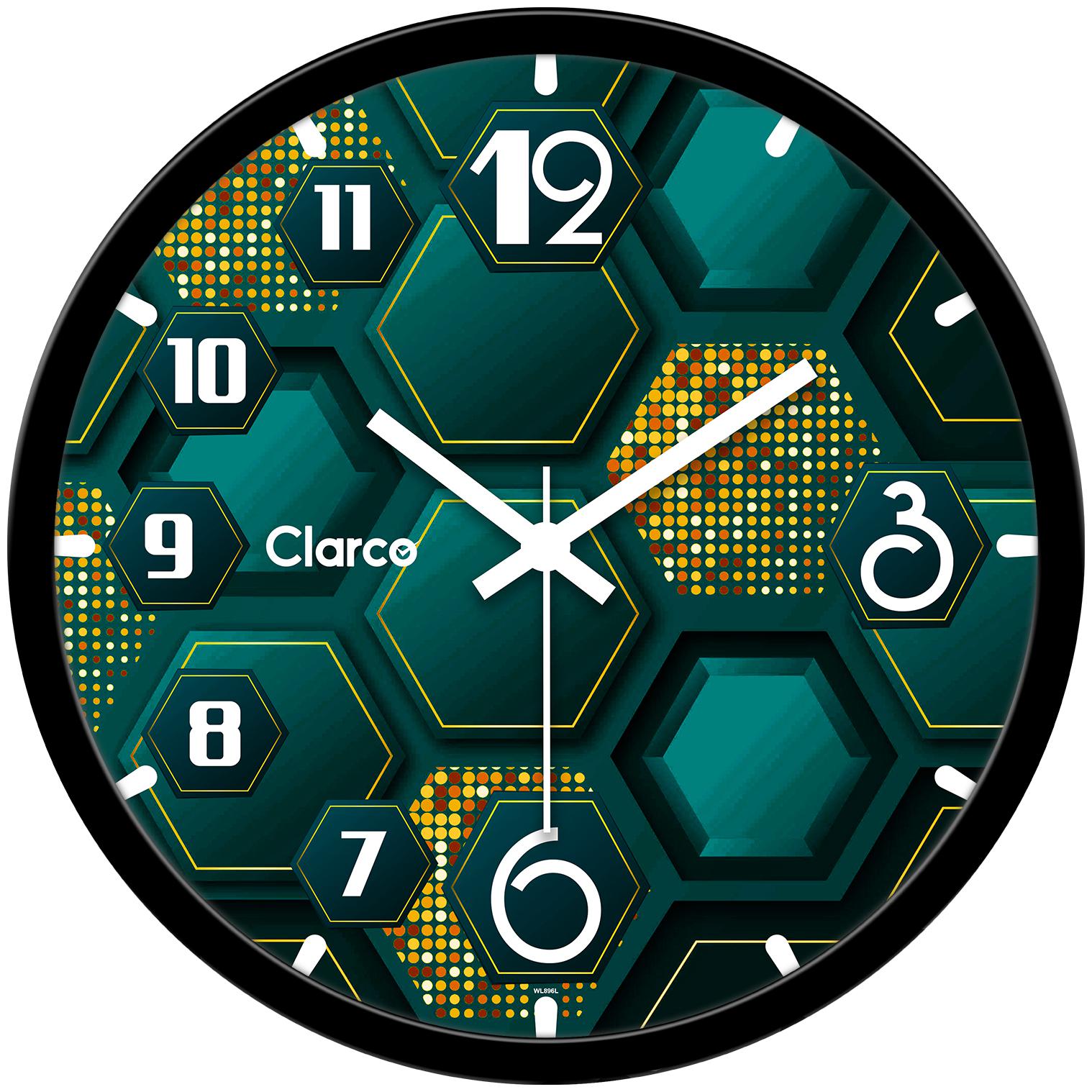 

Clarco Plastic Analog Wall clock ( Set of 1 )