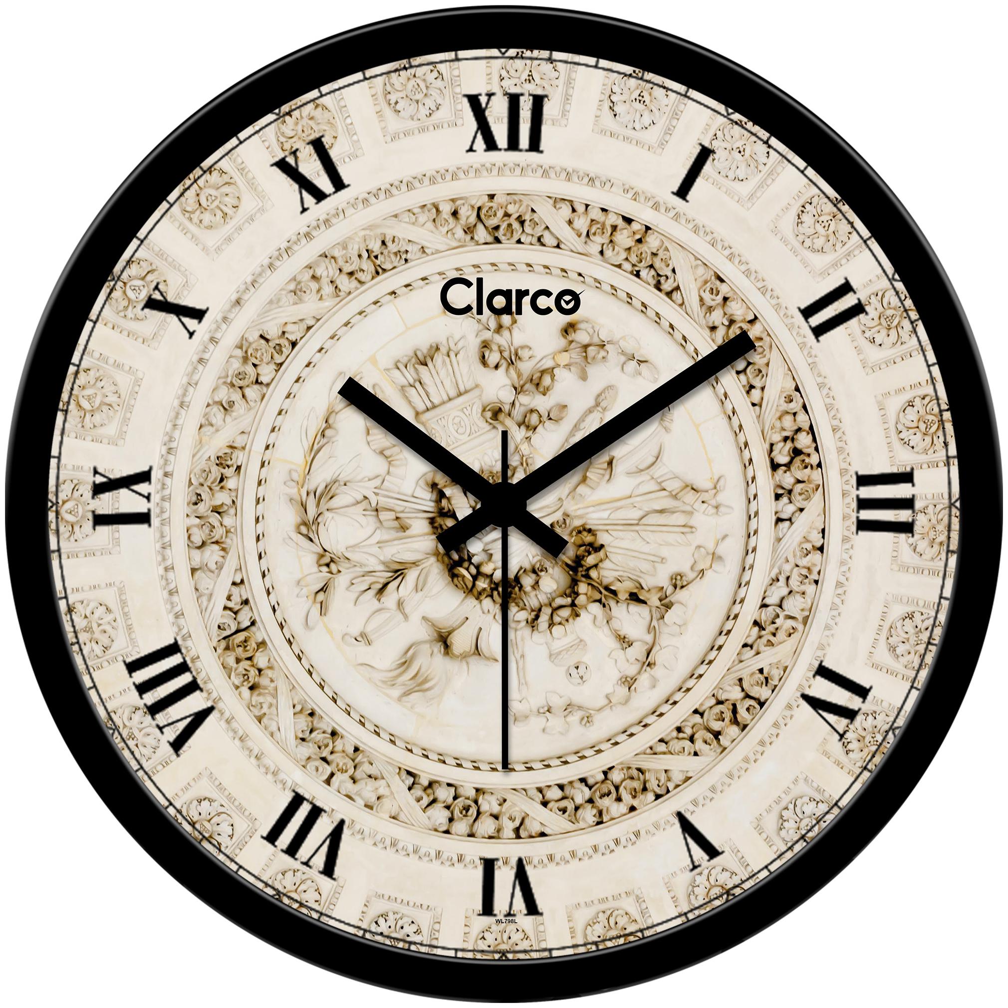 

Clarco Plastic Analog Wall clock ( Set of 1 )