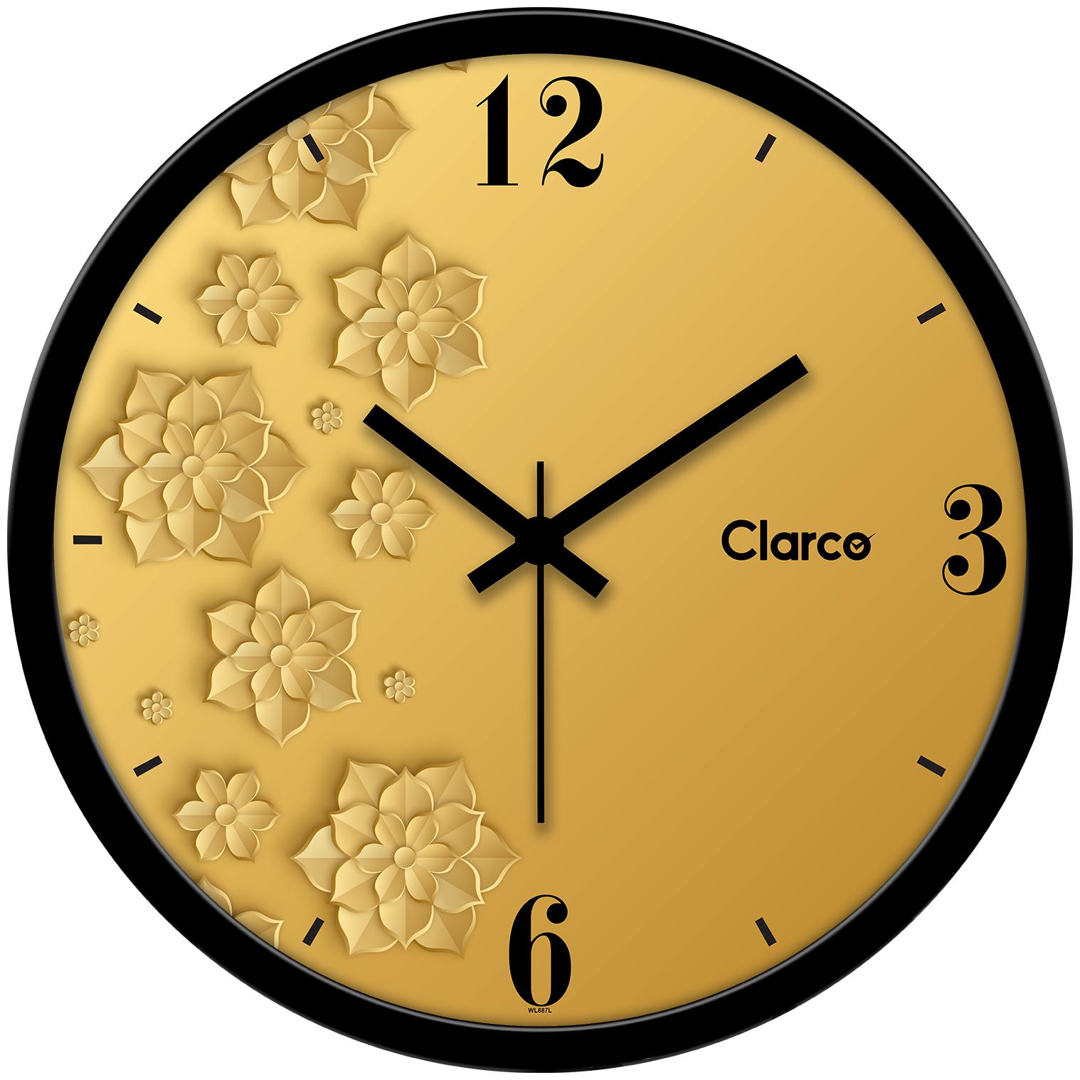 

Clarco Plastic Analog Wall clock ( Set of 1 )
