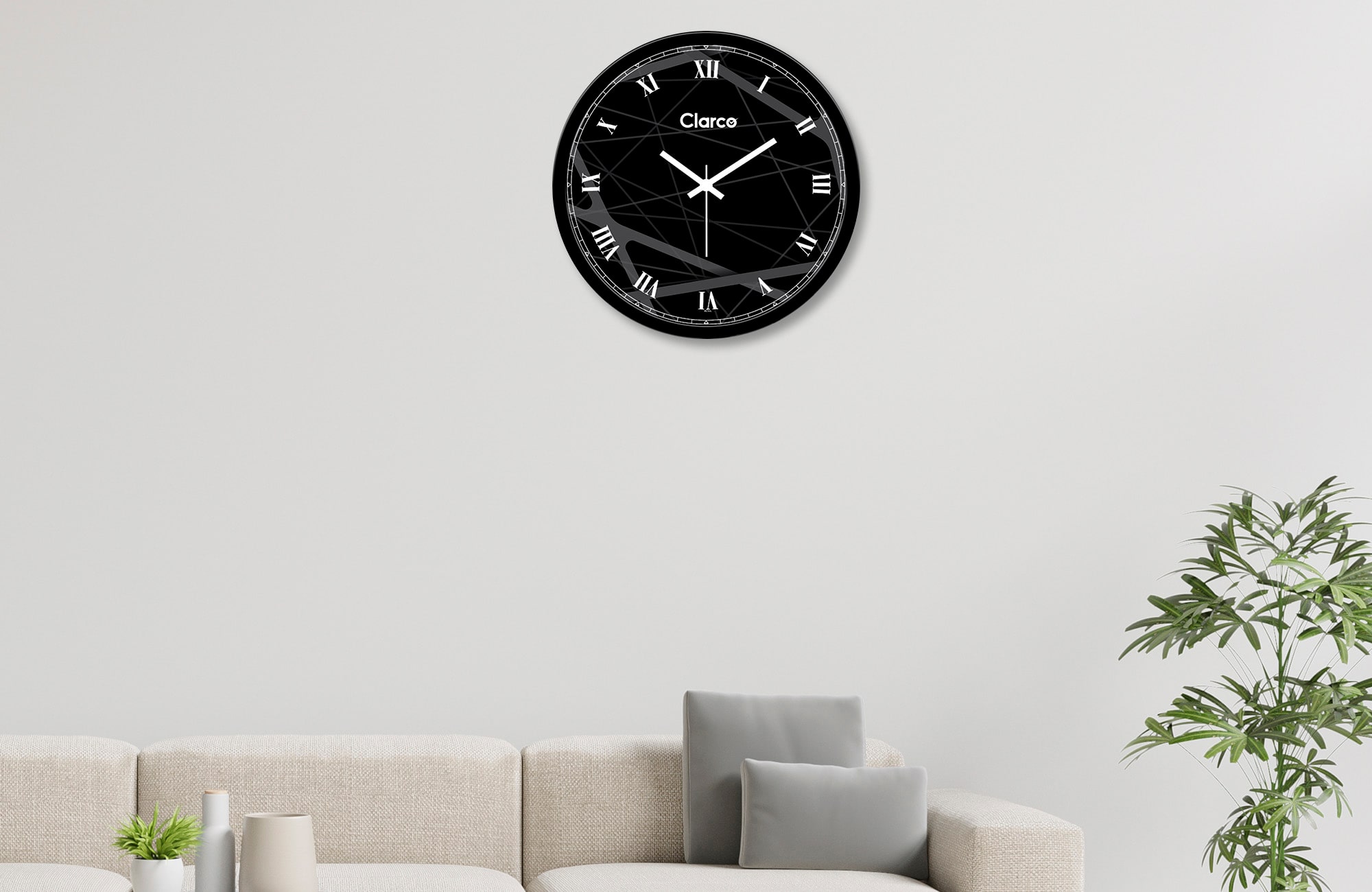 

Clarco Plastic Analog Wall clock ( Set of 1 )