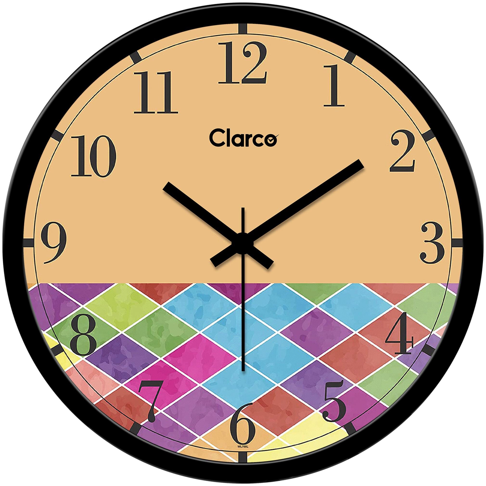 

Clarco Plastic Analog Wall clock ( Set of 1 )
