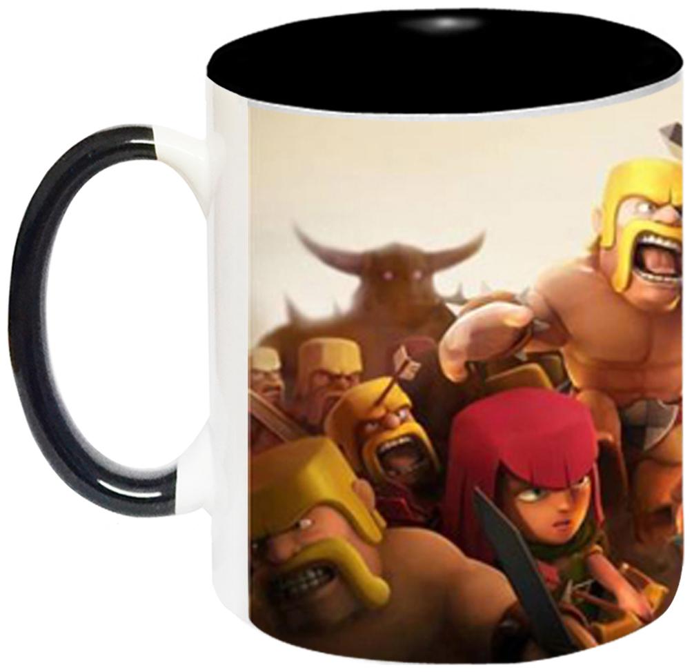 

Clash of Clains Ceramic Coffee Mug by AshvahTM - MUG624-BLK