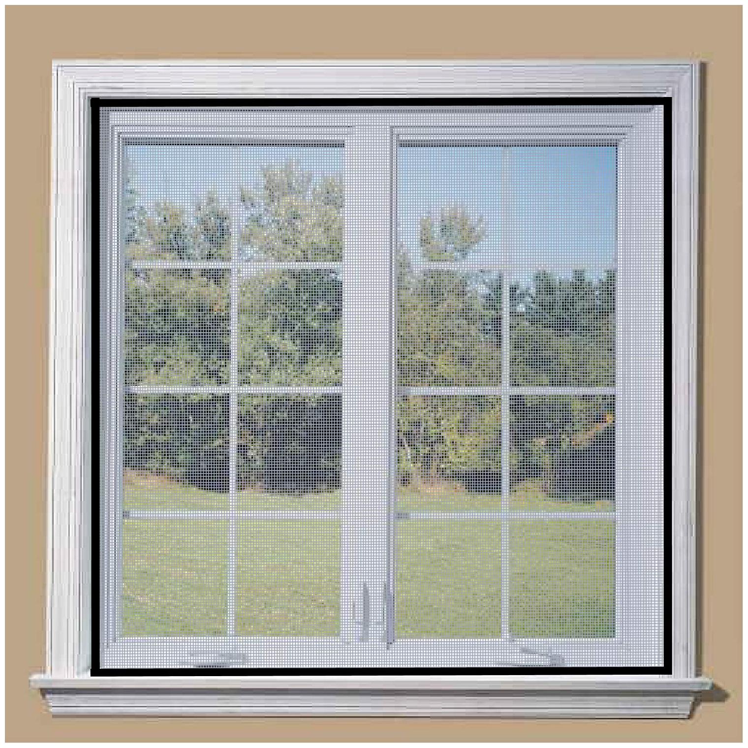 

Classic Mosquito net pre Stiched Fiber Glass Window net for Mosquito Protection with self Adhesive Velcro Tape Grey 4 6 Foot