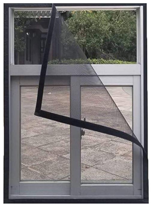 

Classic Mosquito Net Pre Stiched Fiber Glass Window Net For Mosquito Protection With Self Adhesive Velcro Tape