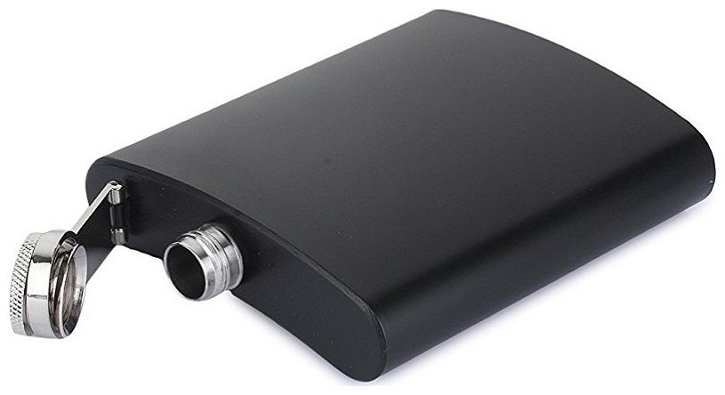 

Classy Black Designer Stainless Steel Hip Flasks Or Liquor Holder