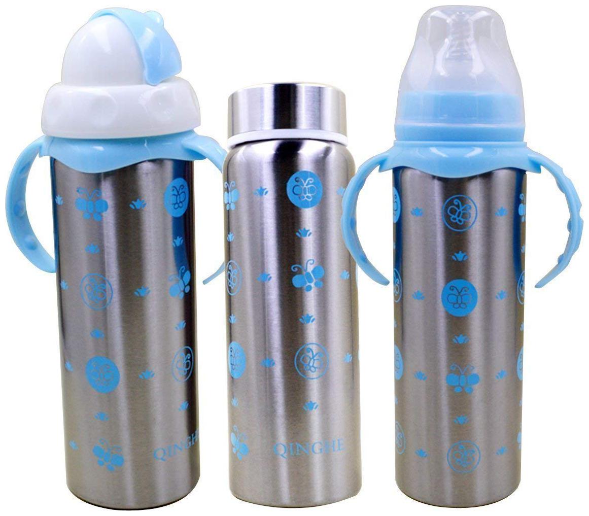 

Clastik Blue Thermosteel bottles ( 180 ml Set of 1 )