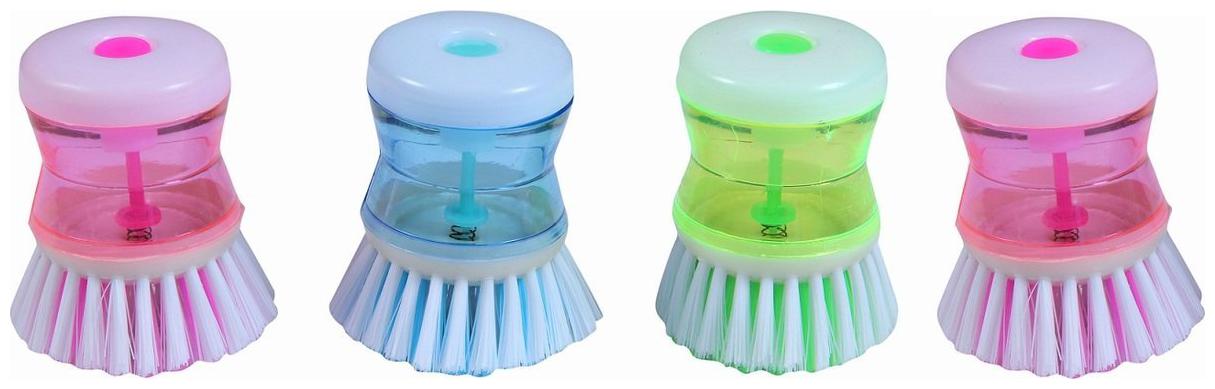 

Cleaning Brush Soap Liquid Dispenser (Assorted Color Pack of 4)