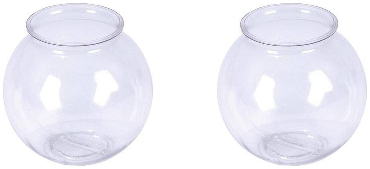 

Clear Transparent Round Glass Fish Pot For Joom View Of Table Top