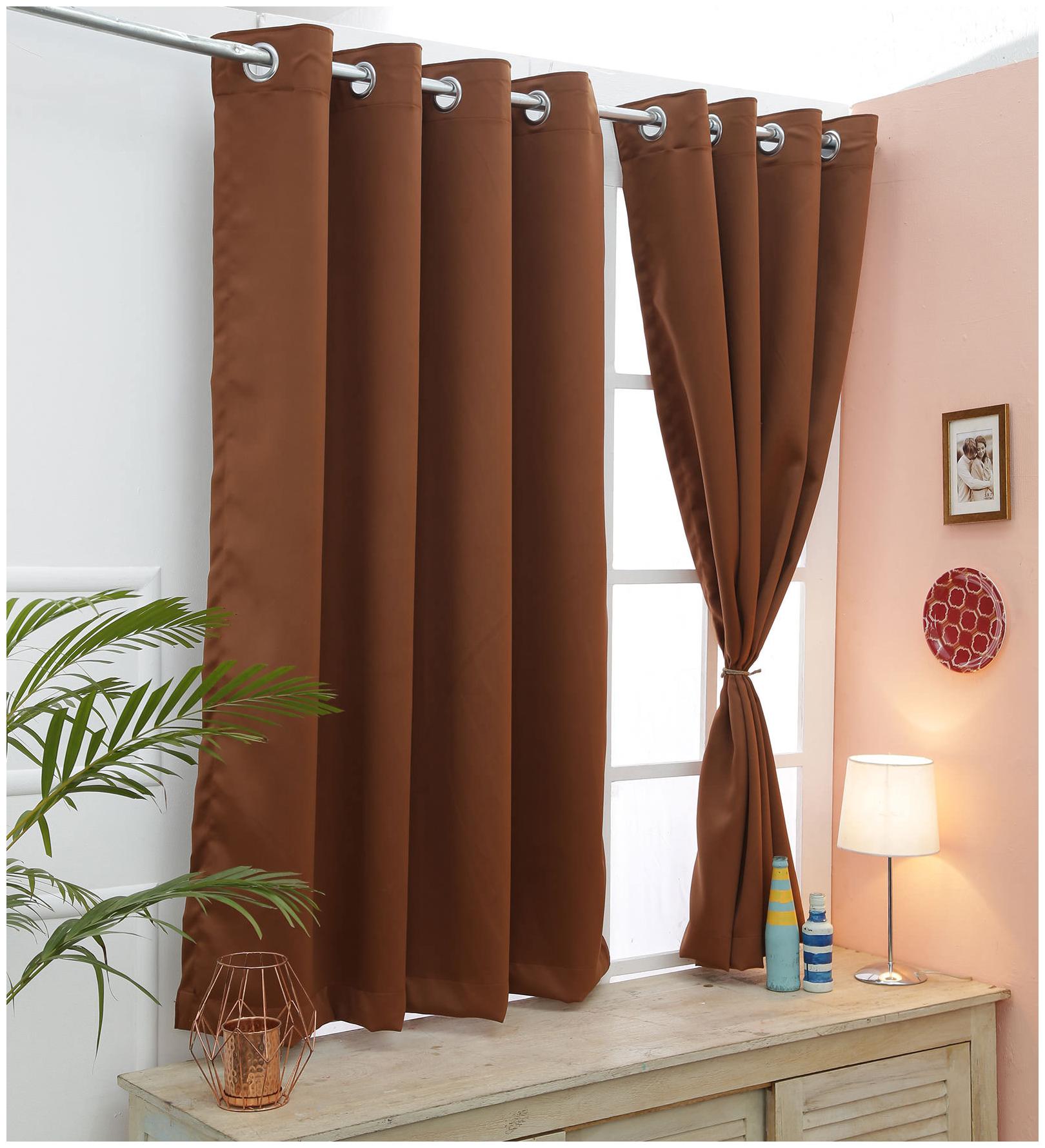 

Cliths 2 Panels Monk s Robe Room Darkening Blackout Curtains for Long Door (137 cm (54 inch) x 274 cm (108 inch))