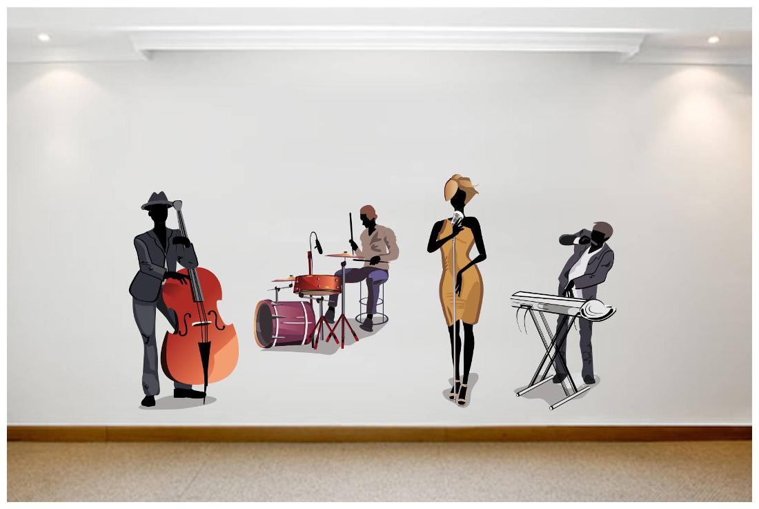 

Rawpockets Wall Stickers Club Music Band - Living Room