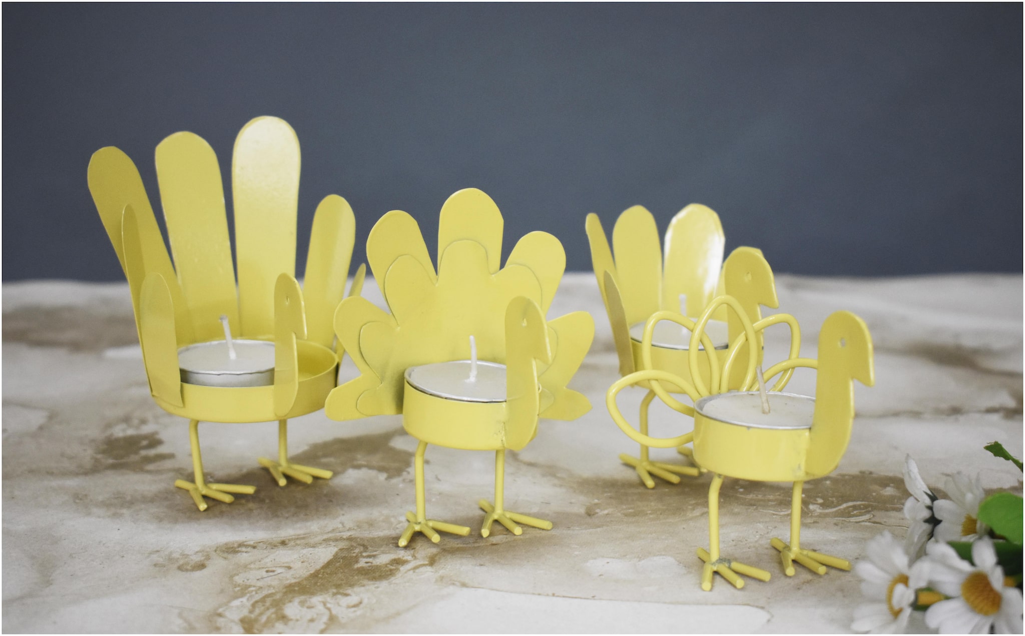 

color Palatte Metal Assorted Tea light holder