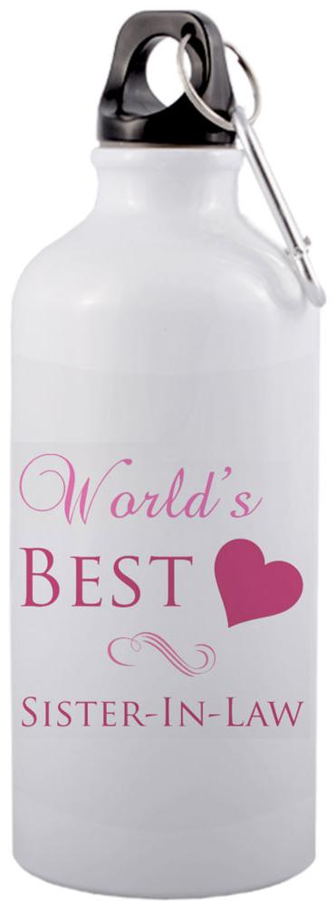 

COLORYARD Aluminium White Pink Water Bottle ( 600 ml Set of 1 )