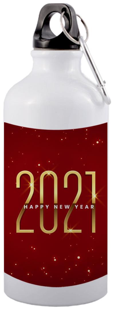 

COLORYARD Aluminium White Water Bottle ( 600 ml Set of 1 )