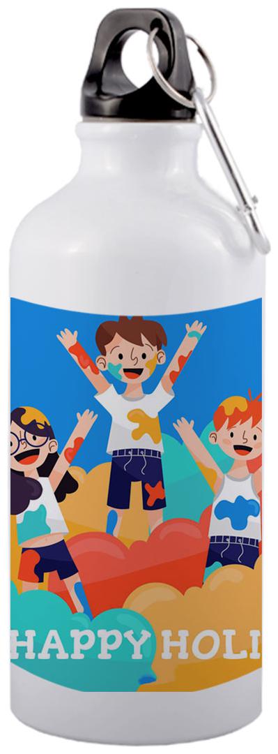 

COLORYARD Aluminium White Water Bottle ( 600 ml Set of 1 )