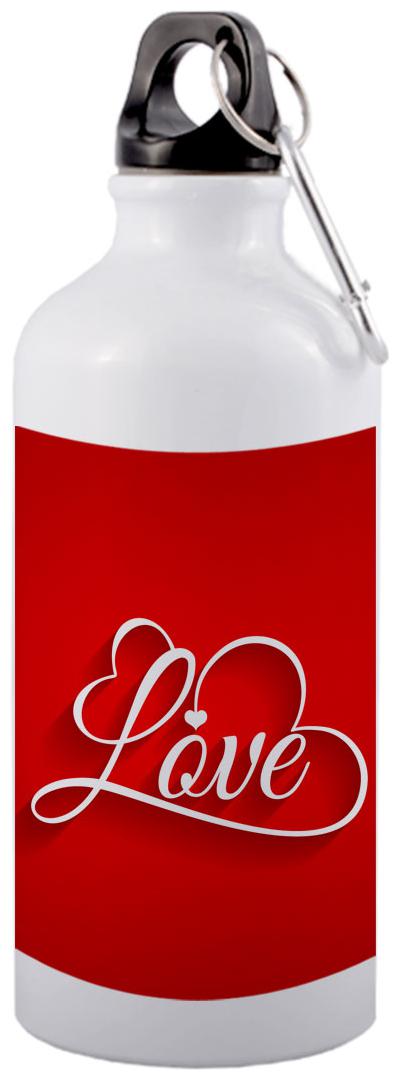 

COLORYARD Aluminium White Water Bottle ( 600 ml Set of 1 )