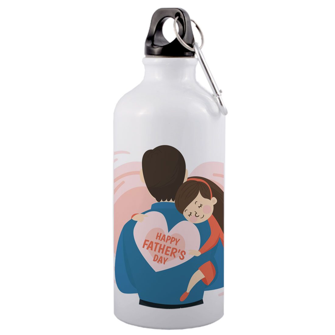 

COLORYARD Aluminium White Water Bottle ( 600 ml Set of 1 )