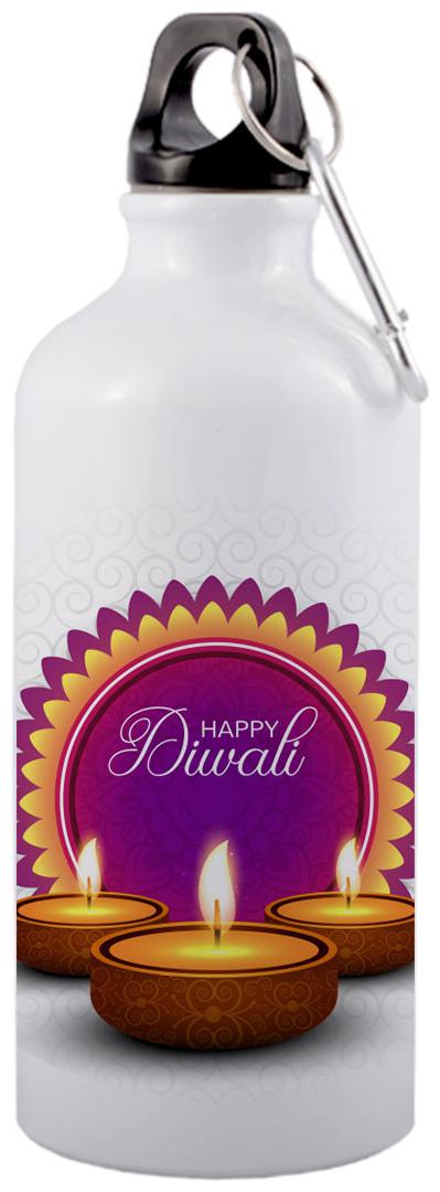 

COLORYARD Aluminium White Water Bottle ( 600 ml Set of 1 )