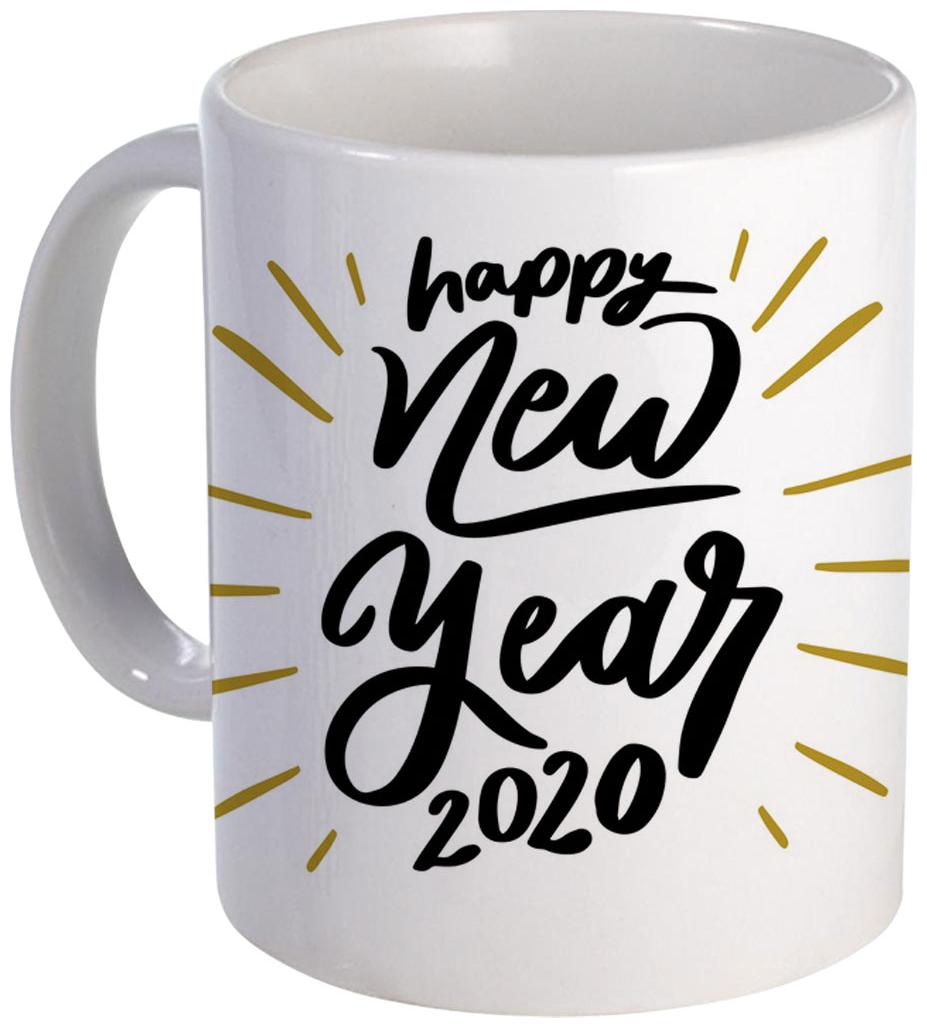 

Coloryard Best 2020 Happy New Year White Color