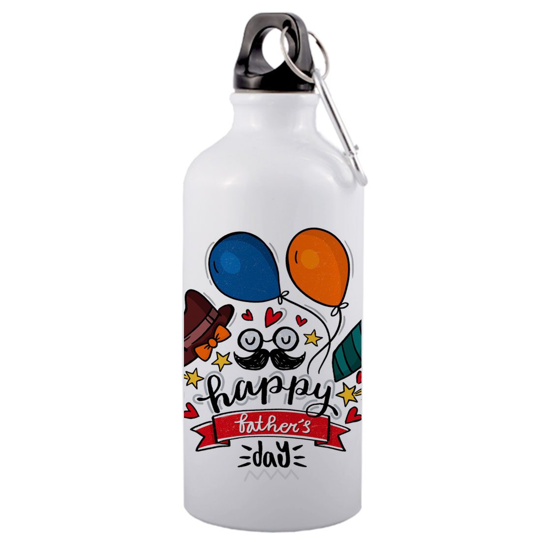 

COLORYARD Aluminium White Water Bottle ( 600 ml Set of 1 )