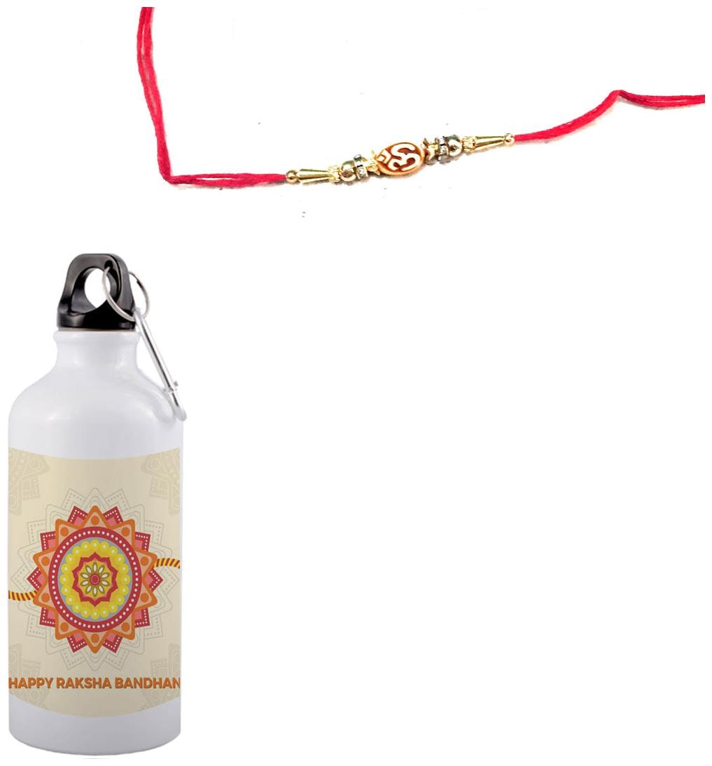 

COLORYARD Aluminium White Water Bottle ( 600 ml Set of 2 )