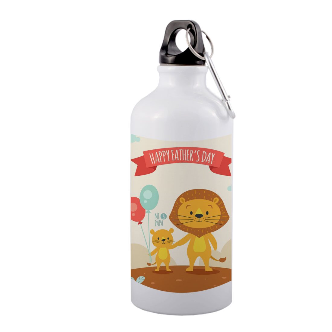

COLORYARD Aluminium White Water Bottle ( 600 ml Set of 1 )