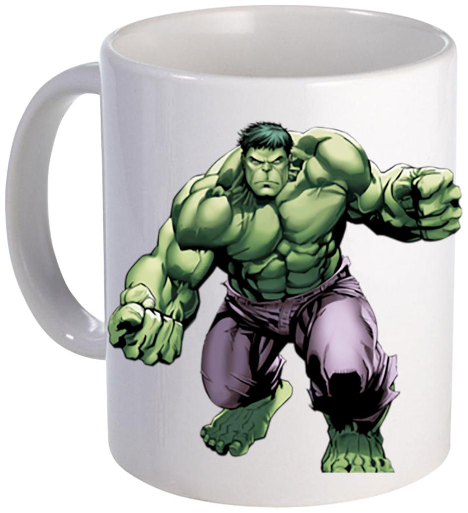 

COLORYARD best hulk printed movie character design on white ceramic coffee mug gift