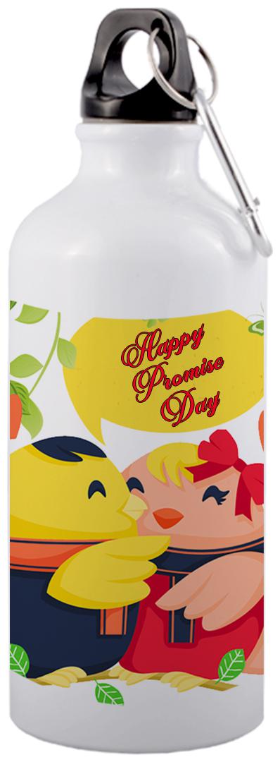 

COLORYARD Aluminium White Water Bottle ( 600 ml Set of 1 )