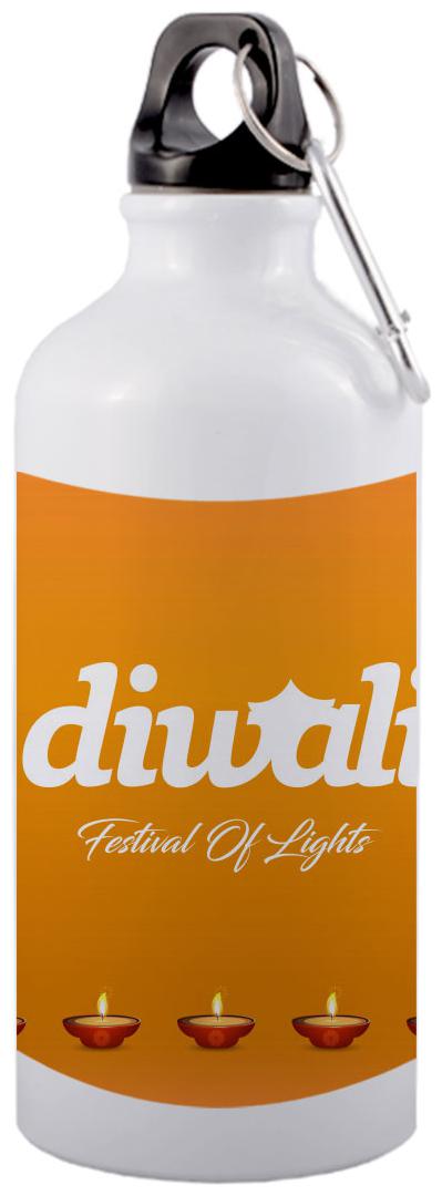 

COLORYARD Aluminium White Water Bottle ( 600 ml Set of 1 )