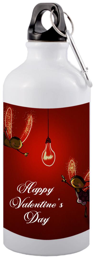 

COLORYARD Aluminium White Water Bottle ( 600 ml Set of 1 )