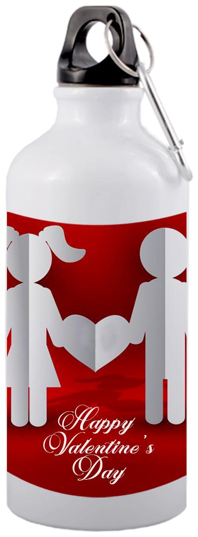 

COLORYARD Aluminium White Water Bottle ( 600 ml Set of 1 )