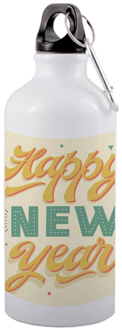 

COLORYARD Aluminium White Water Bottle ( 600 ml Set of 1 )