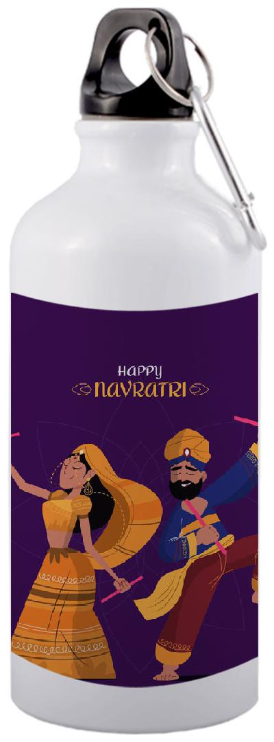 

COLORYARD Aluminium White Water Bottle ( 600 ml Set of 1 )