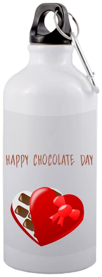 

COLORYARD Aluminium White Water Bottle ( 600 ml Set of 1 )