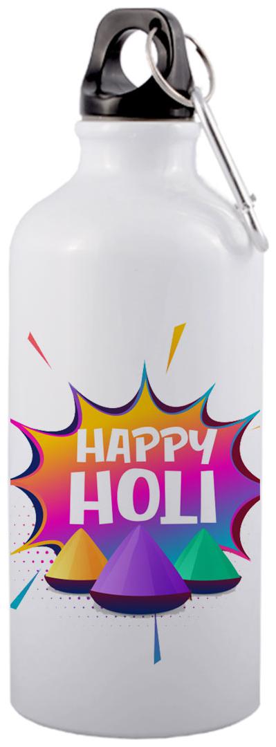 

COLORYARD Aluminium White Water Bottle ( 600 ml Set of 1 )