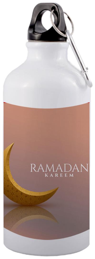 

COLORYARD Aluminium White Water Bottle ( 600 ml Set of 1 )