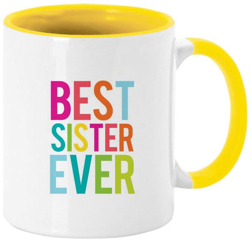 

Coloryard Best Happy Raksha Bandhan To Best Sister Ever Design Coffee Mug Gift