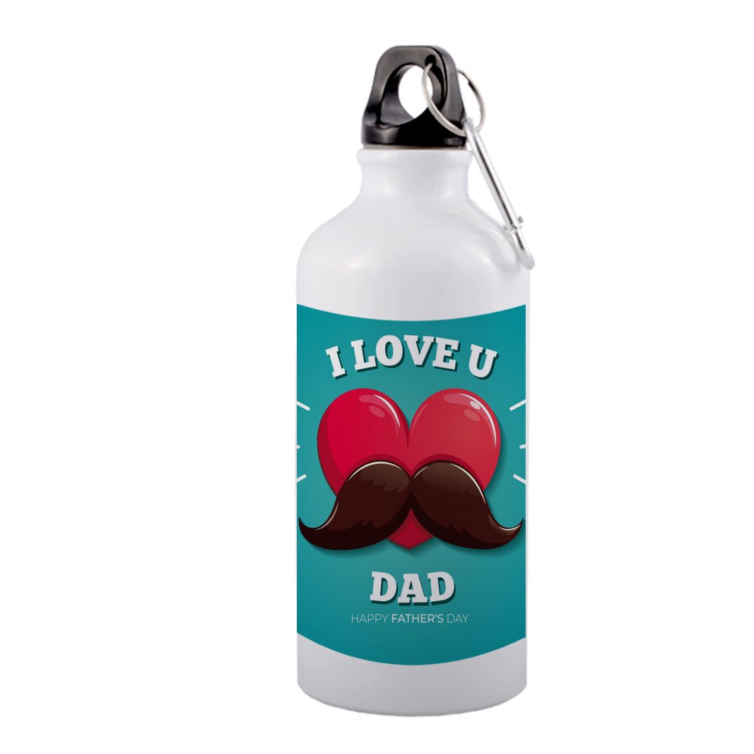 

COLORYARD Aluminium White Water Bottle ( 600 ml Set of 1 )