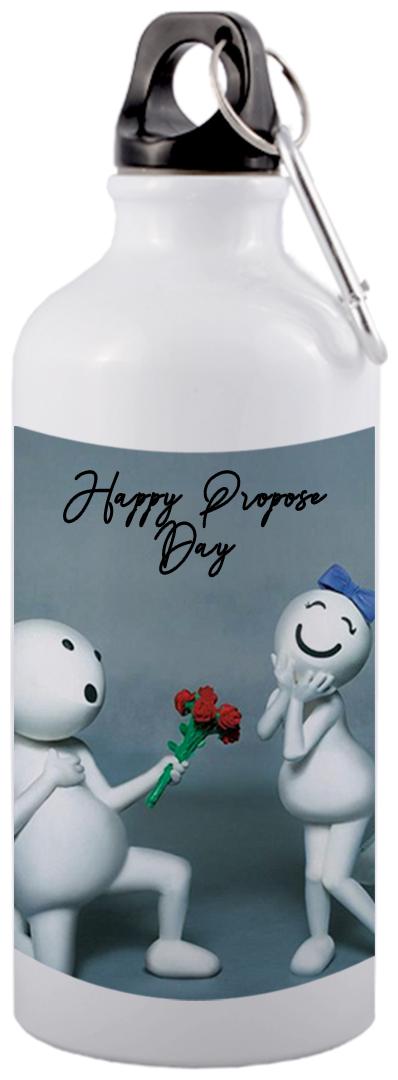 

COLORYARD Aluminium White Water Bottle ( 600 ml Set of 1 )
