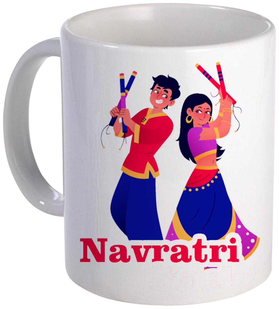 

Coloryard Best Navratri And Couple Design With Multi Color Dandiya On