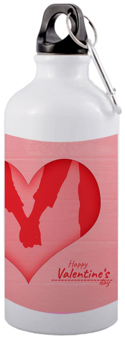 

COLORYARD Aluminium White Water Bottle ( 600 ml Set of 1 )